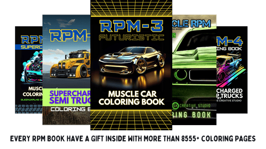Exploring the RPM Series Coloring Books - Gleznukalns Creative