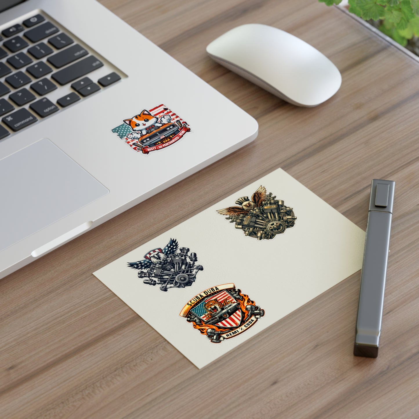 Eagle Muscle Car Sticker Sheet