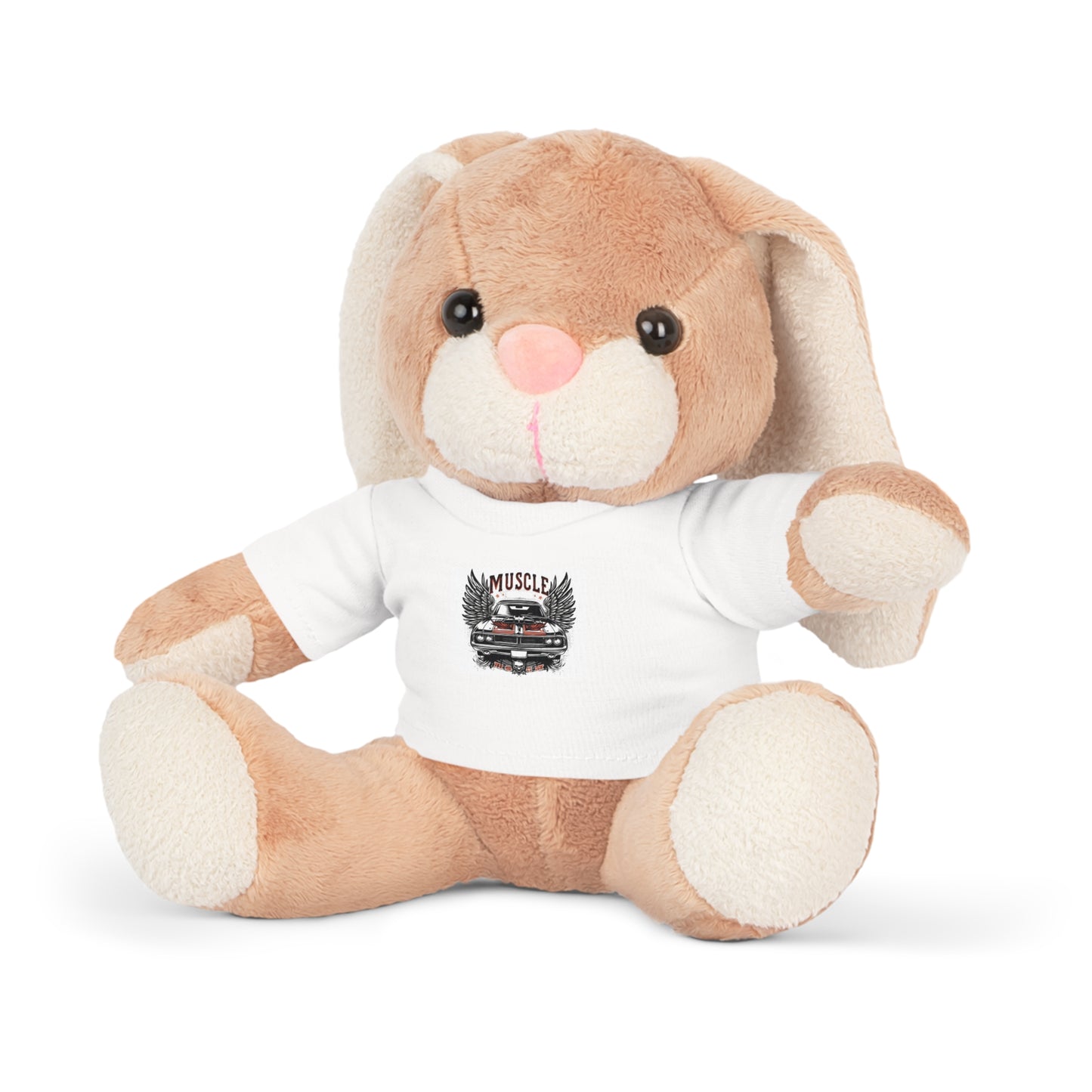 Plush Toy with T-Shirt Funny Gift for a Gearhead