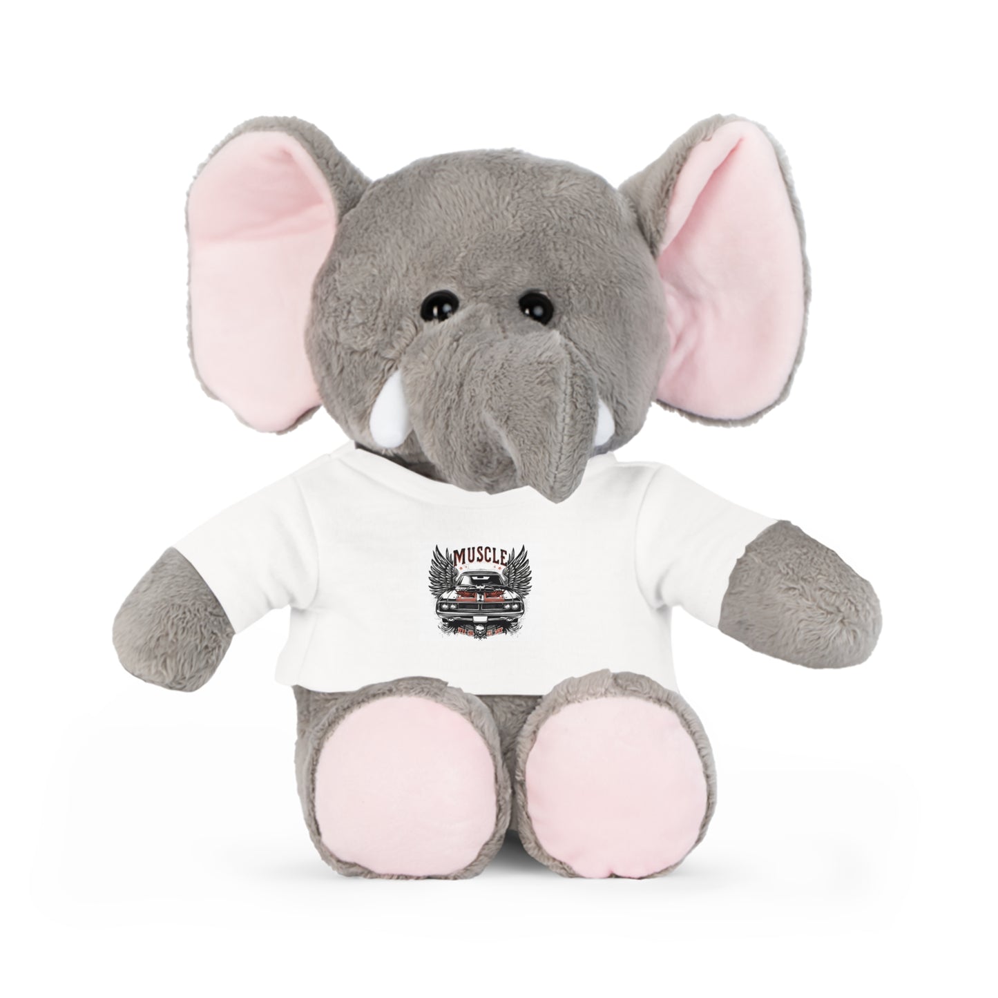 Plush Toy with T-Shirt Funny Gift for a Gearhead