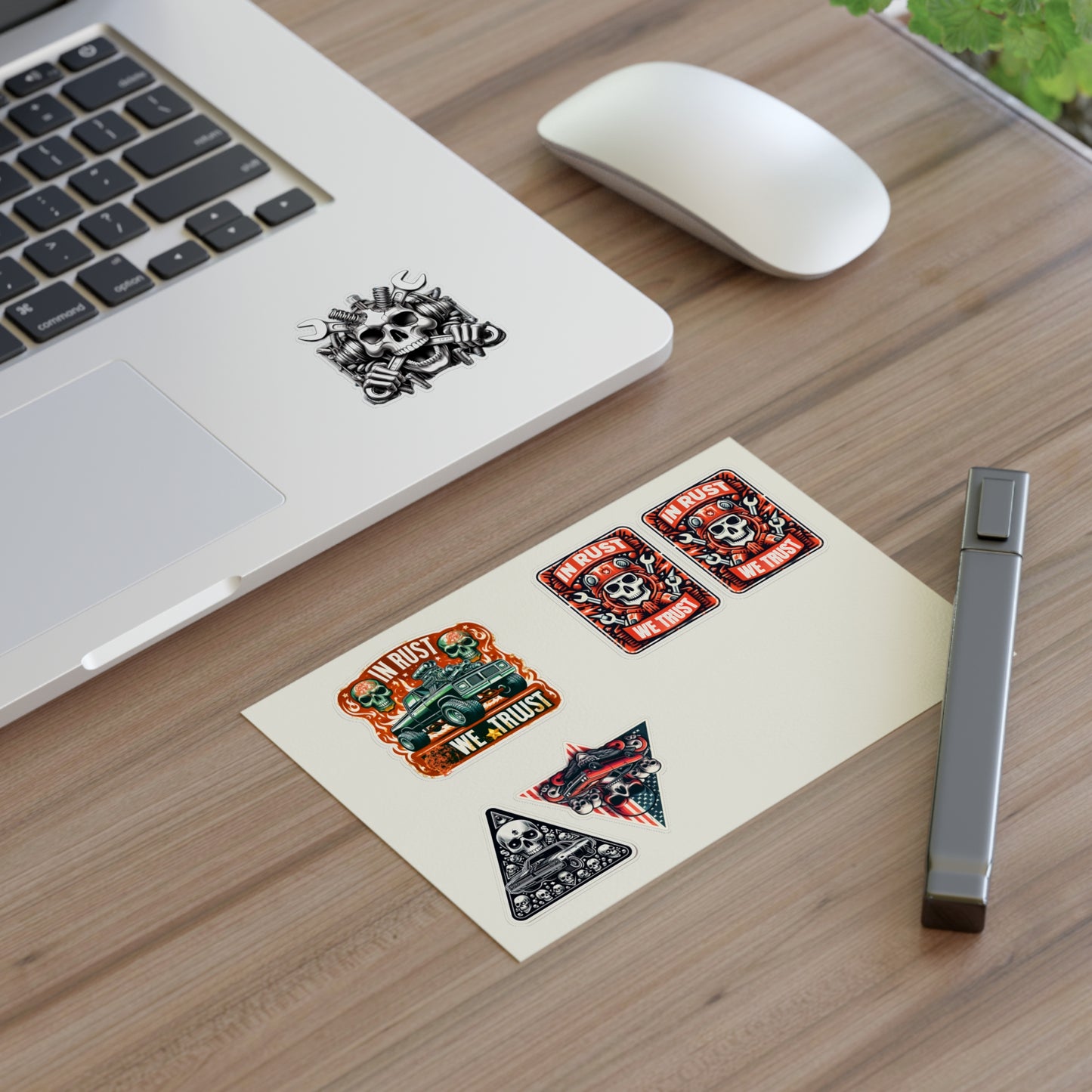 Skulls and Rust Mechanic Stickers Sheet