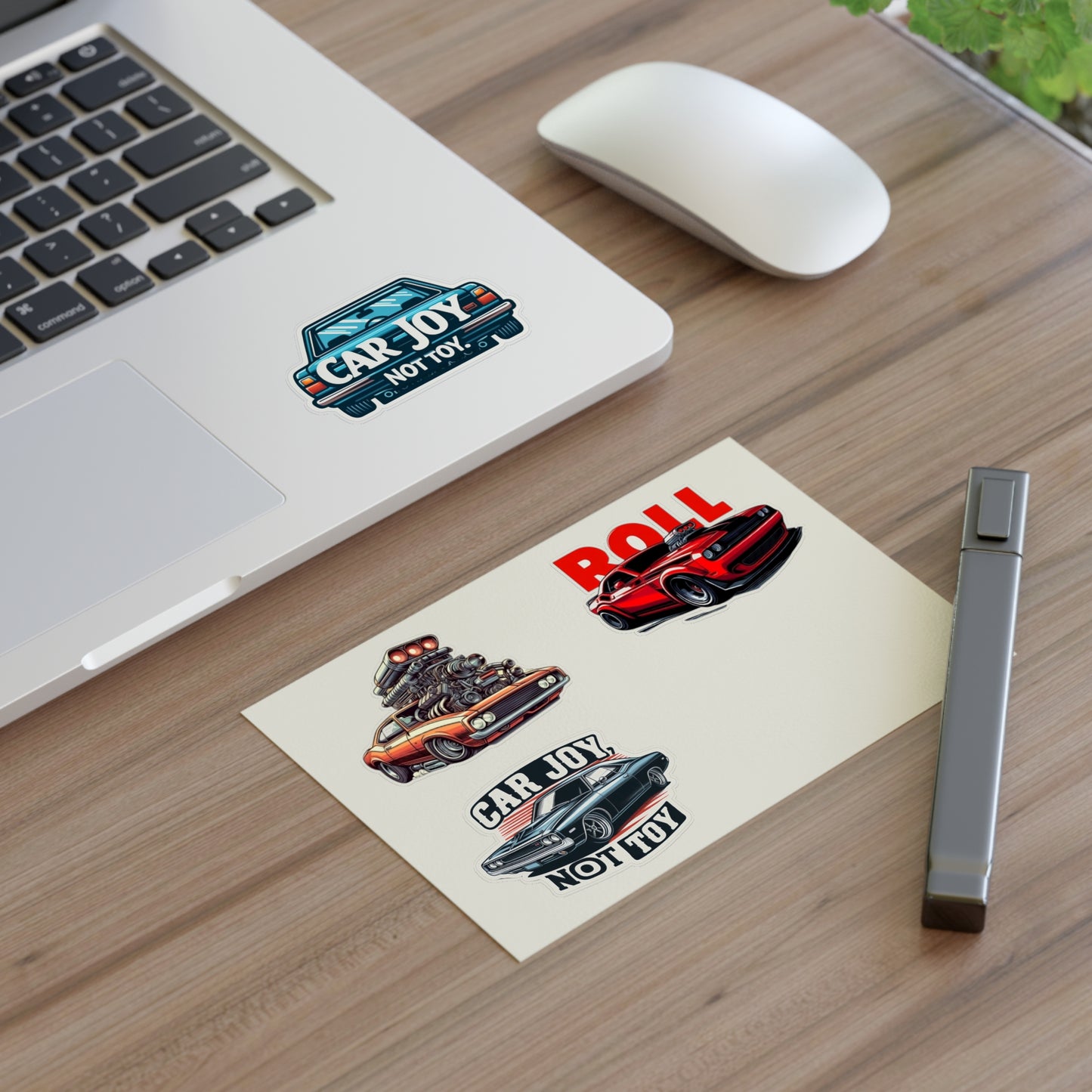 Holographic Muscle Car Sticker Sheet