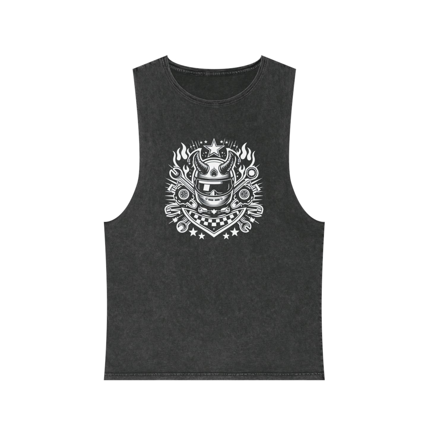 Unisex Stonewash Tank Top for Mechanics