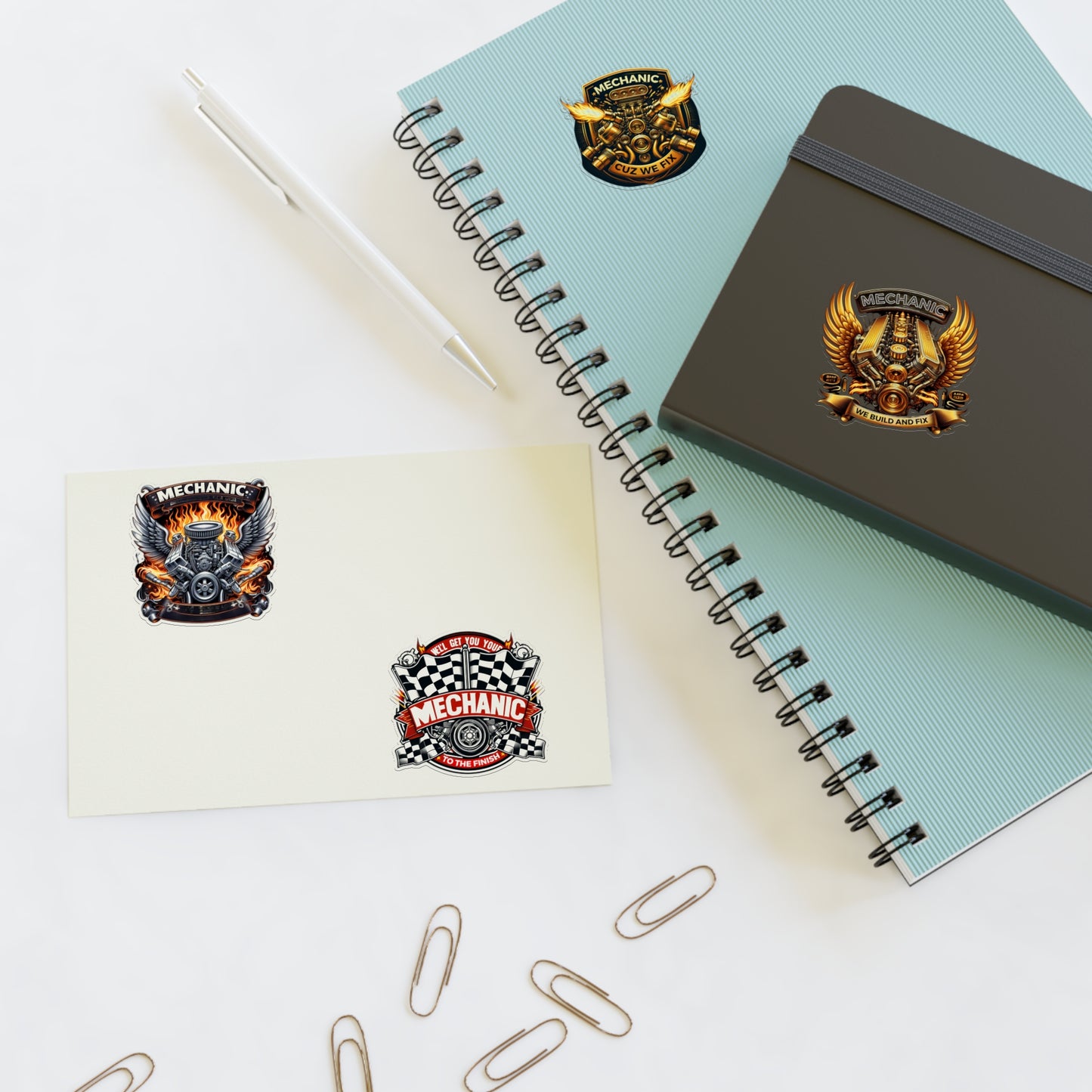 I Am Mechanic Sticker Sheets Bundle