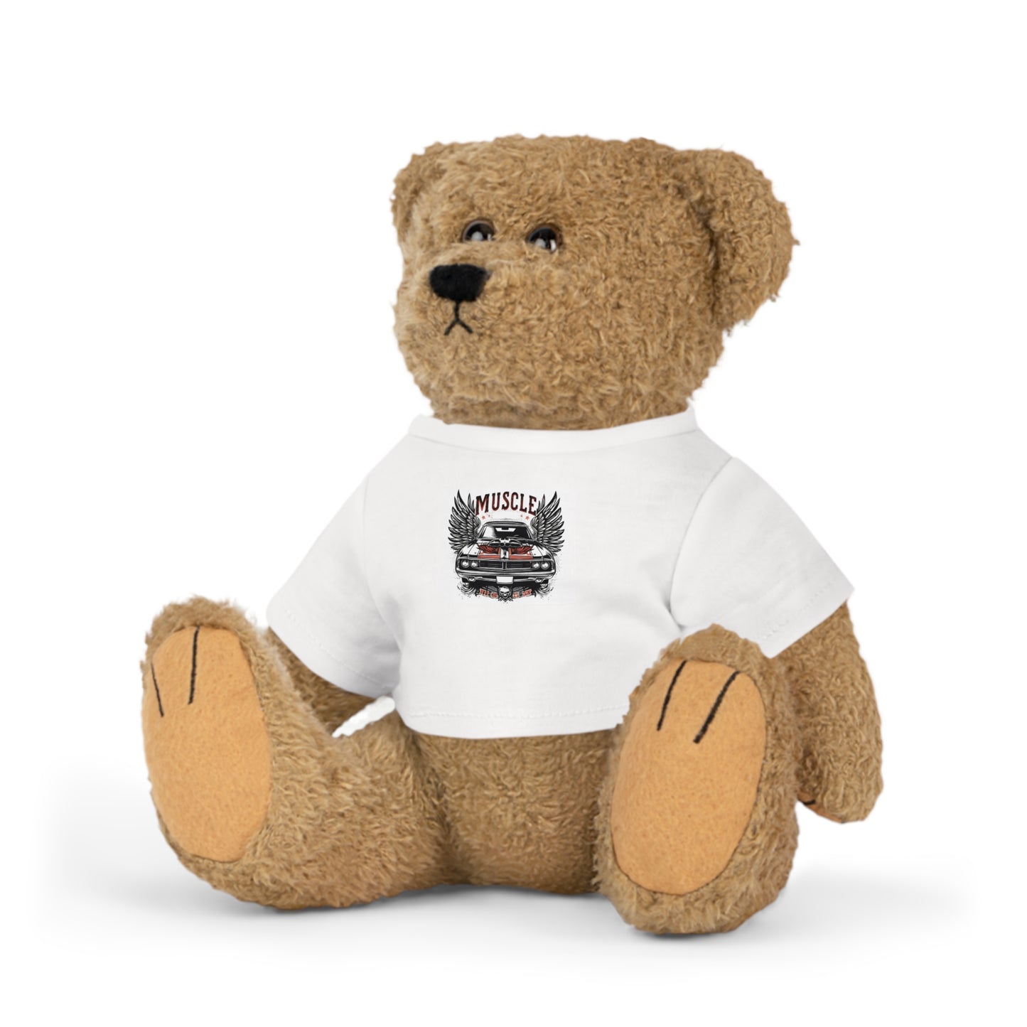 Plush Toy with T-Shirt Funny Gift for a Gearhead