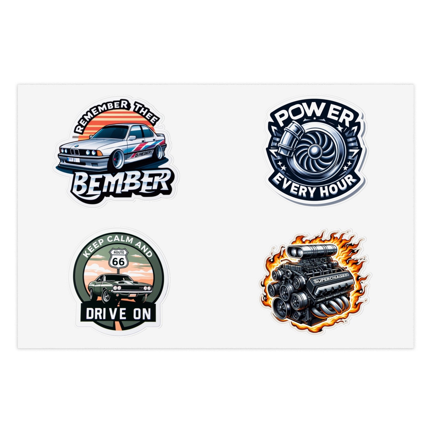 Remember the Bember Sticker Sheet Bimer Holographic Stickers