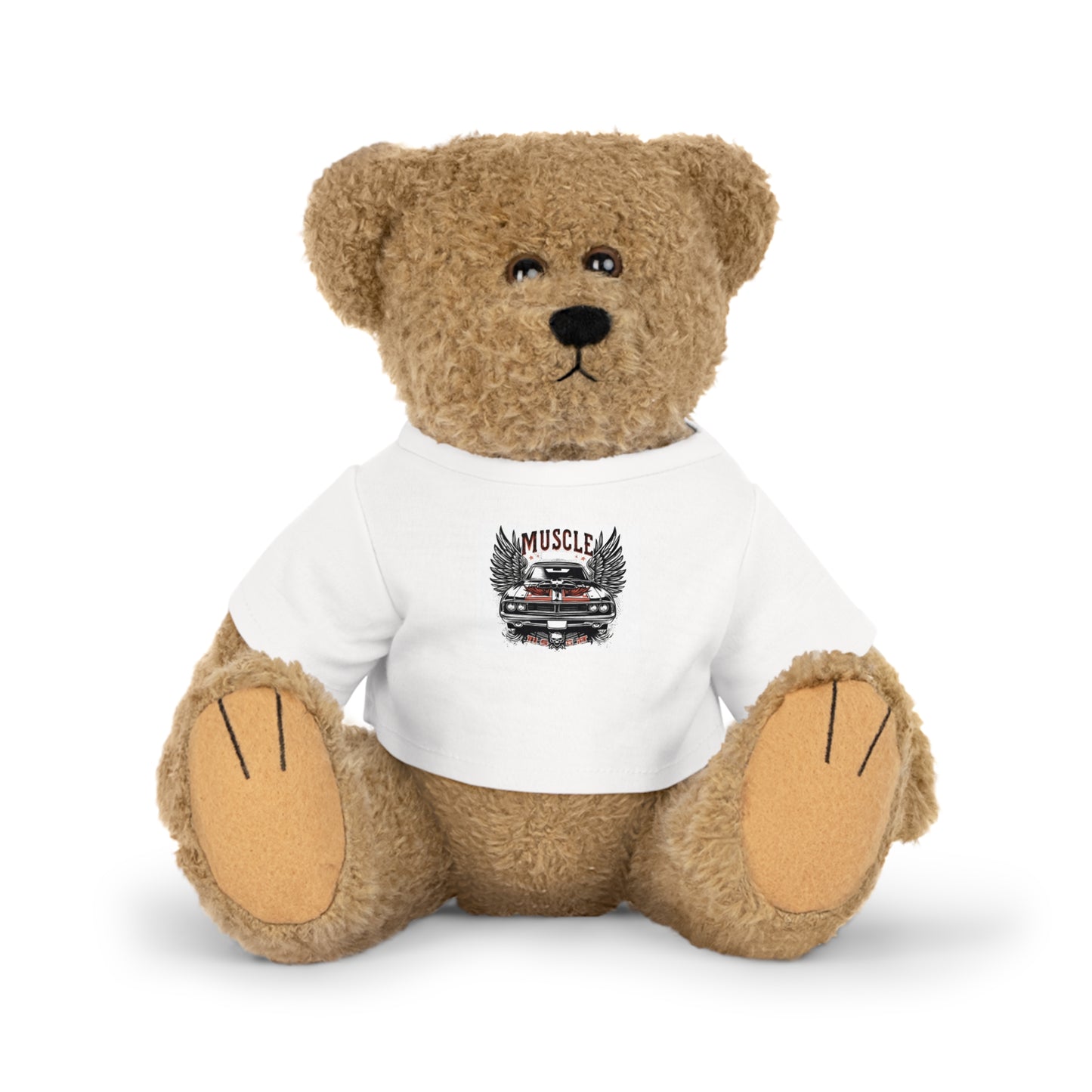 Plush Toy with T-Shirt Funny Gift for a Gearhead
