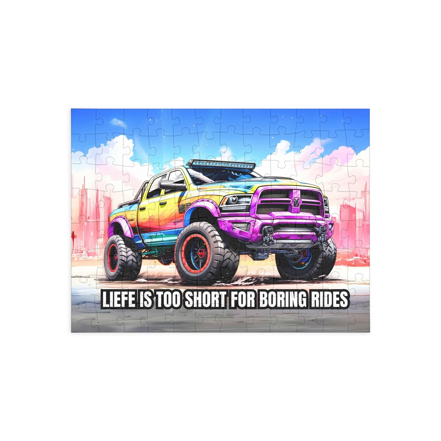Supercharged Pickup Truck RPM SERIES Puzzle (96, 252, 500, 1000-Pieces)