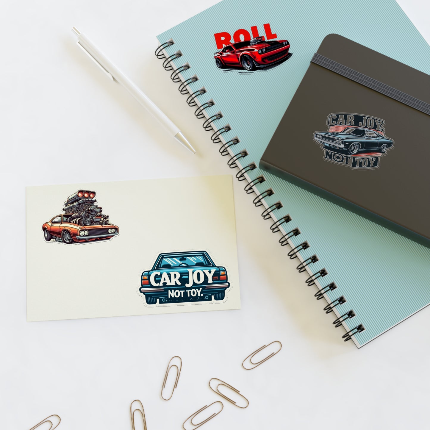 Holographic Muscle Car Sticker Sheet
