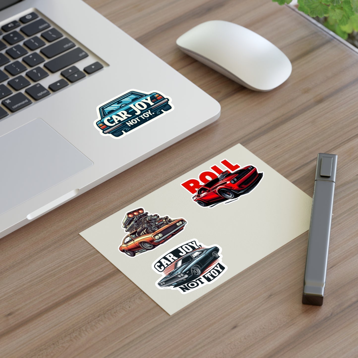 Holographic Muscle Car Sticker Sheet