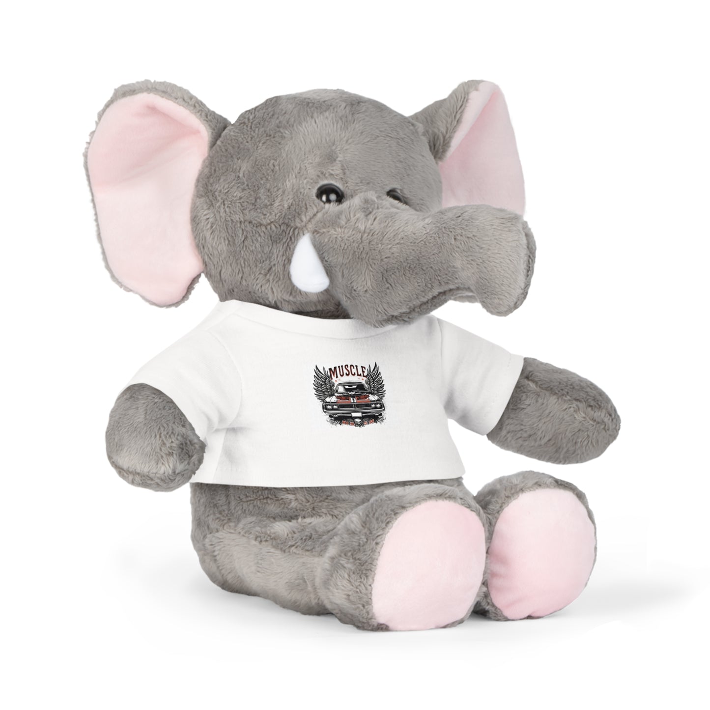 Plush Toy with T-Shirt Funny Gift for a Gearhead