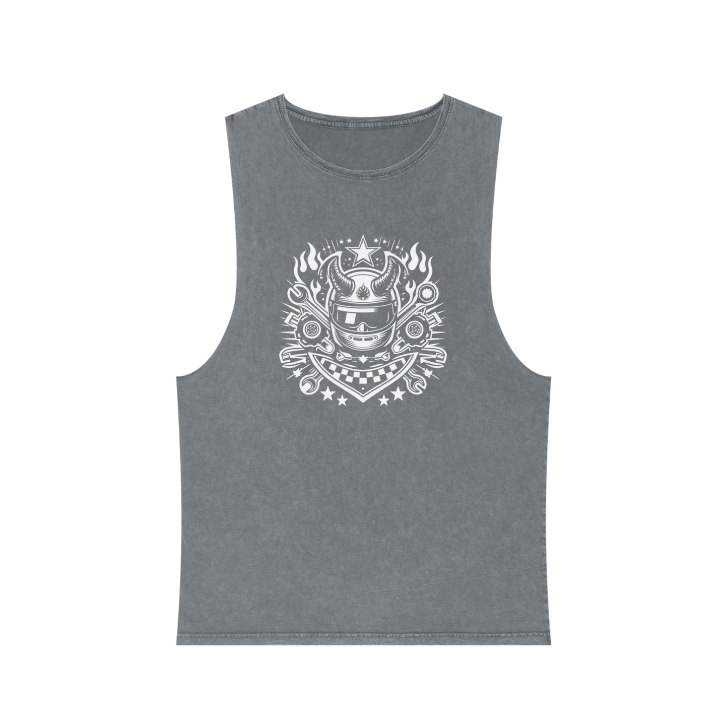 Unisex Stonewash Tank Top for Mechanics