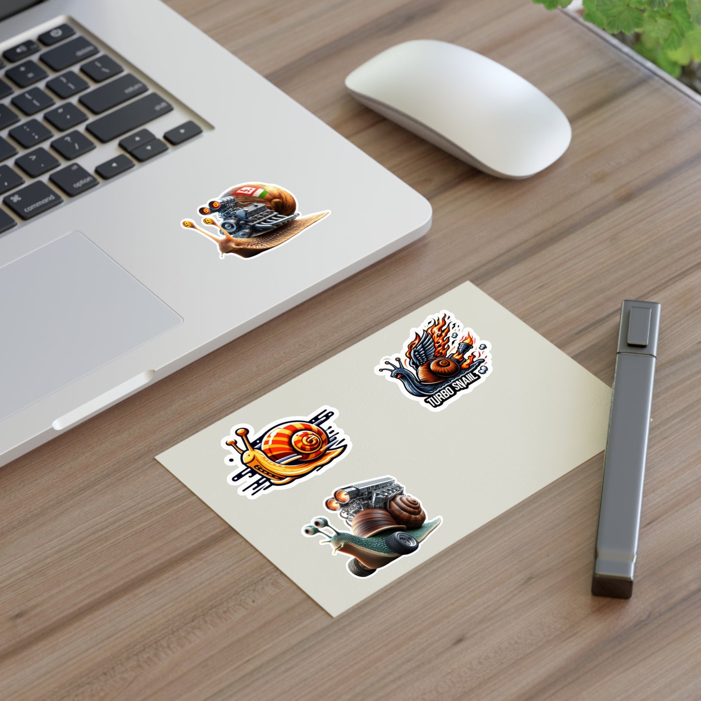 Super Turbo Snail Funny Creative Stickers Sheet for SLeeper Cars Bumper