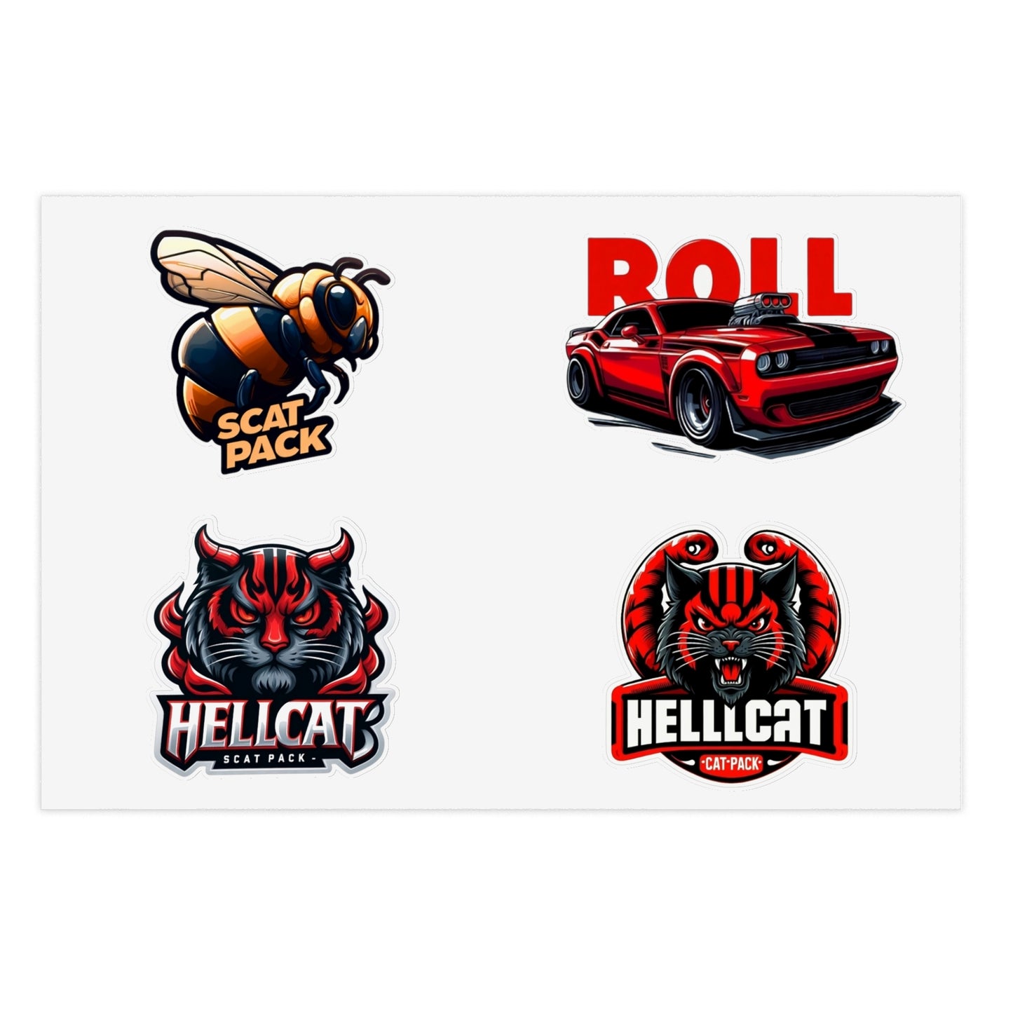 Rodger Dodgers Scat Sticker Sheets Bundle