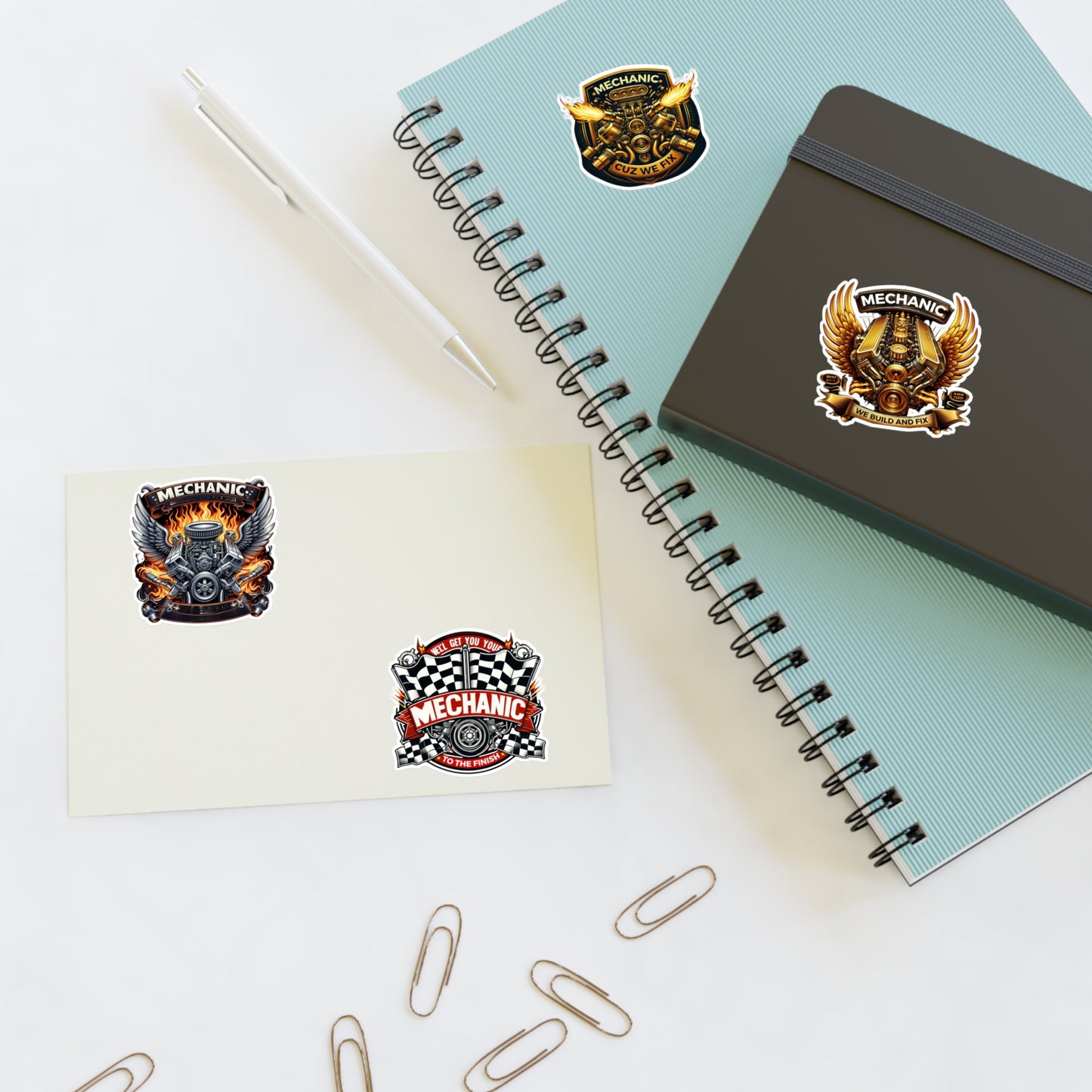 I Am Mechanic Sticker Sheets Bundle