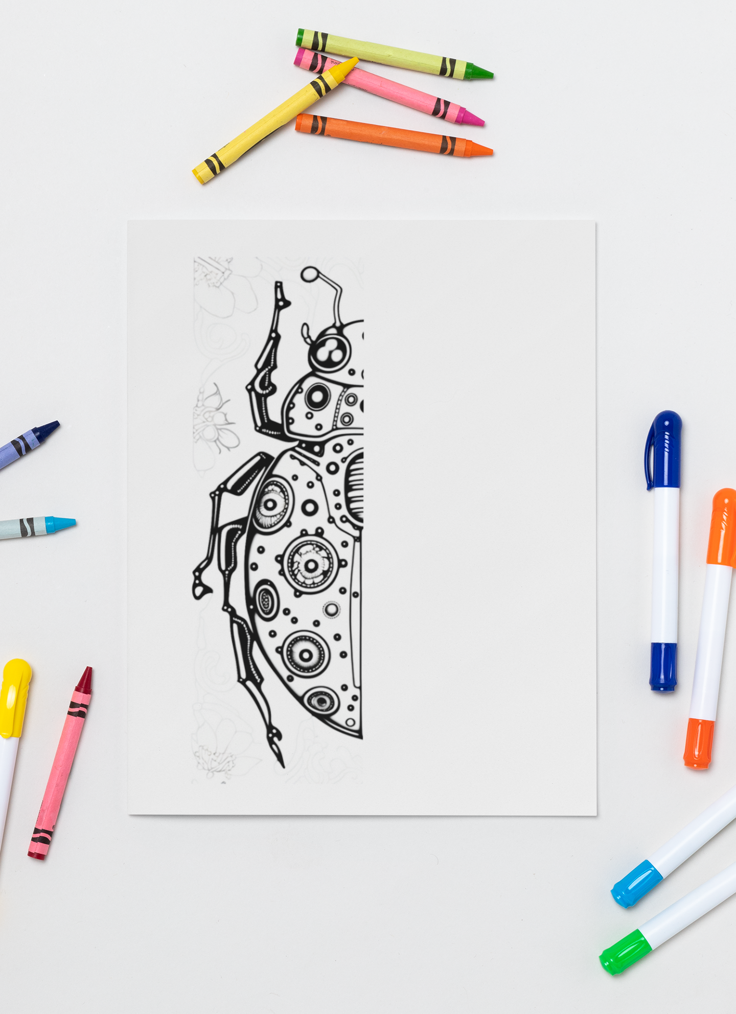 Finish the Drawing, Kids Activity Book and Coloring Book with a gift of 8555+ Coloring Printable Designs