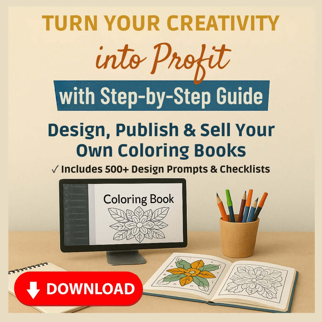 Its newer been easyier than now to design, publish and sell your own coloring books with this step by step guide