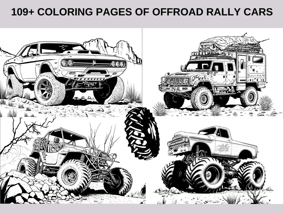 Mega Car Bundle Coloring Pages Vehicle Bundle over 2222+ Designs PDFs - Gleznukalns Creative