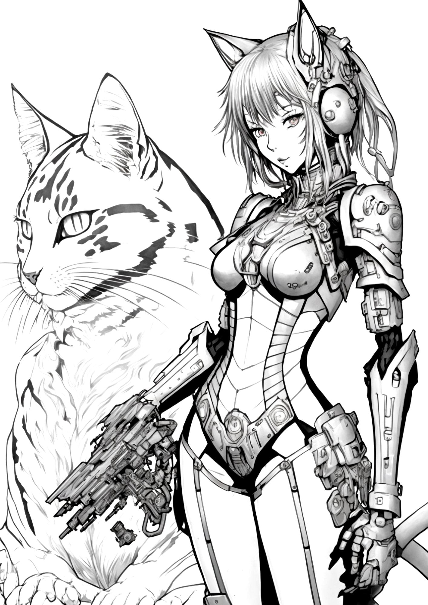 190+ PDF Coloring Pages of Anime Fantasy Coloring Pages Printable PDF