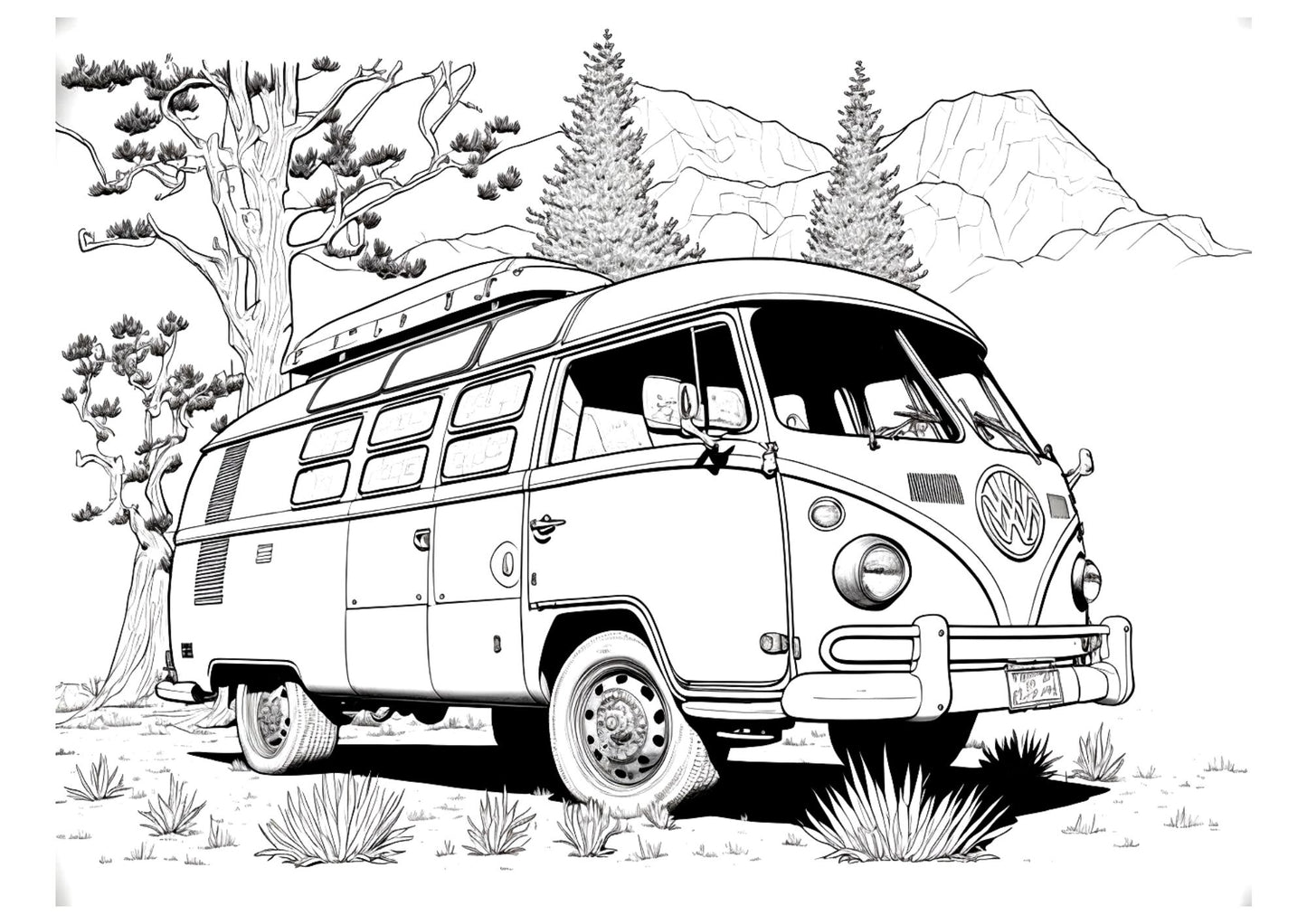 Adventure Campers Digital Printable Download PDF