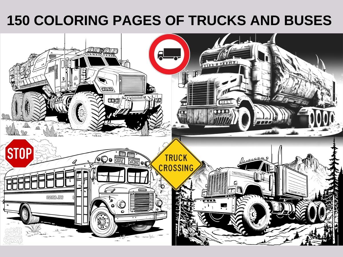 Mega Car Bundle Coloring Pages Vehicle Bundle over 2222+ Designs PDFs - Gleznukalns Creative