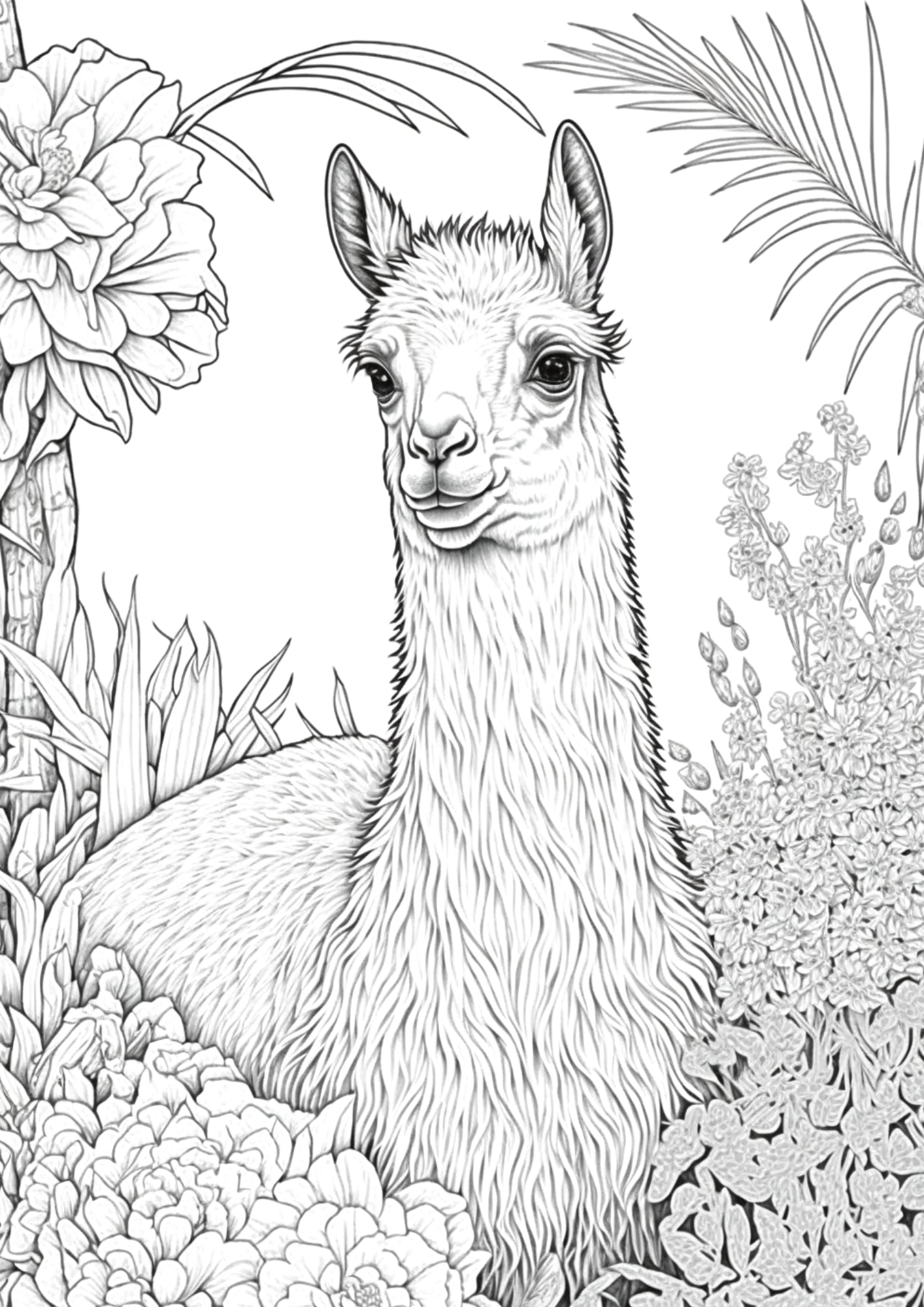 Animals Coloring Book Digital Printable PDF - Gleznukalns Creative