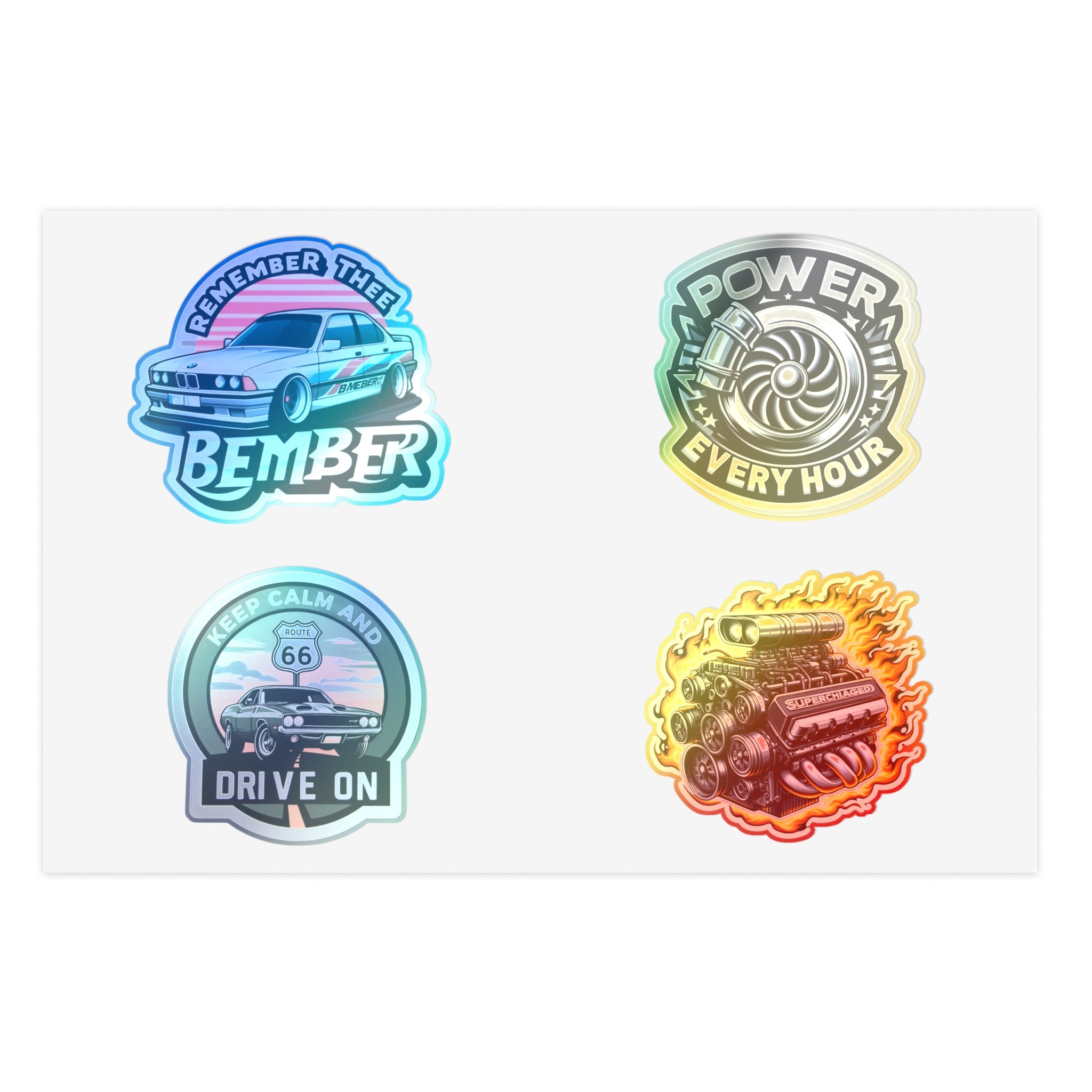 Remember the Bember Sticker Sheet Bimer Holographic Stickers ...
