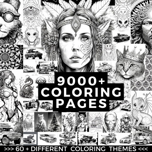 Unleash Your Creativity with 9000+ Coloring Pages and Mindfulness Coloring Guides