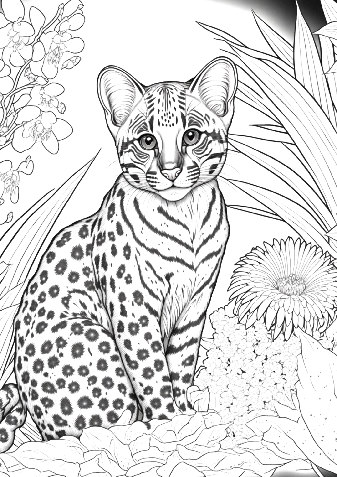 Animals Coloring Book Digital Printable PDF - Gleznukalns Creative