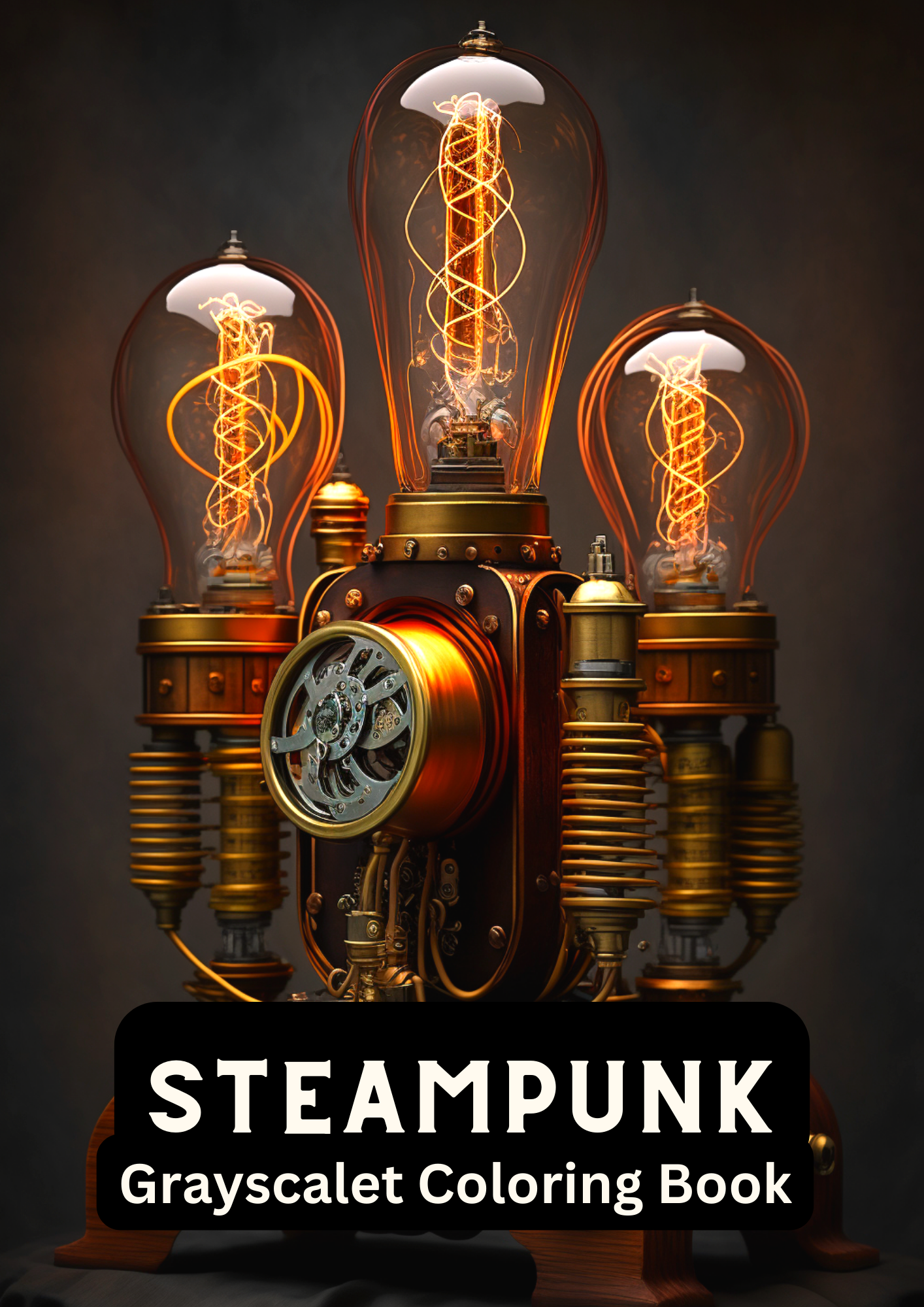 Steampunk Coloring Pack PDF Digital Download Printables