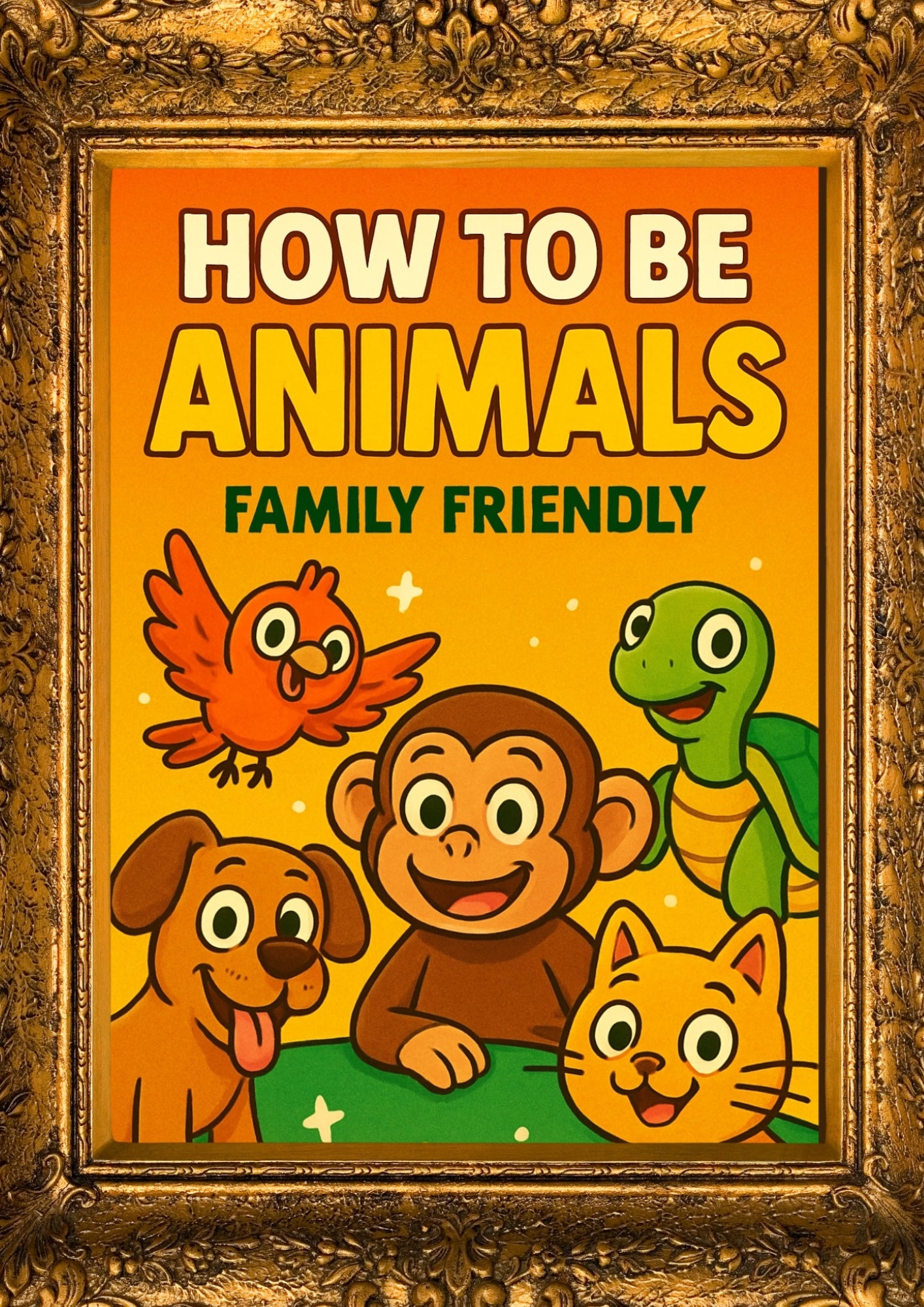How To Animals: A Funny side of All Sorts of Animals Doing Animal Things. Family Friendly Picture Book