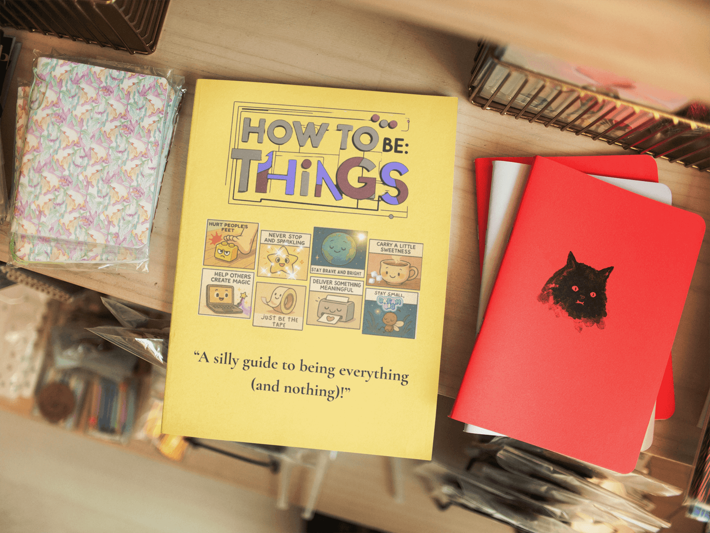 How to Be: Things — A Silly Cartoon Wisdom Book: Illustrated Inspiration & Creative Gift for Adults