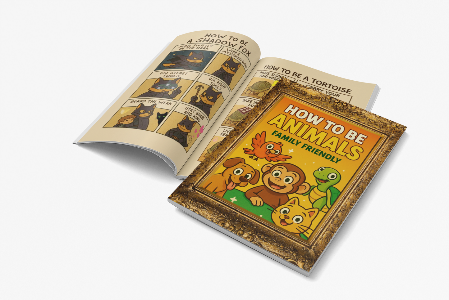 How To Animals: A Funny side of All Sorts of Animals Doing Animal Things. Family Friendly Picture Book