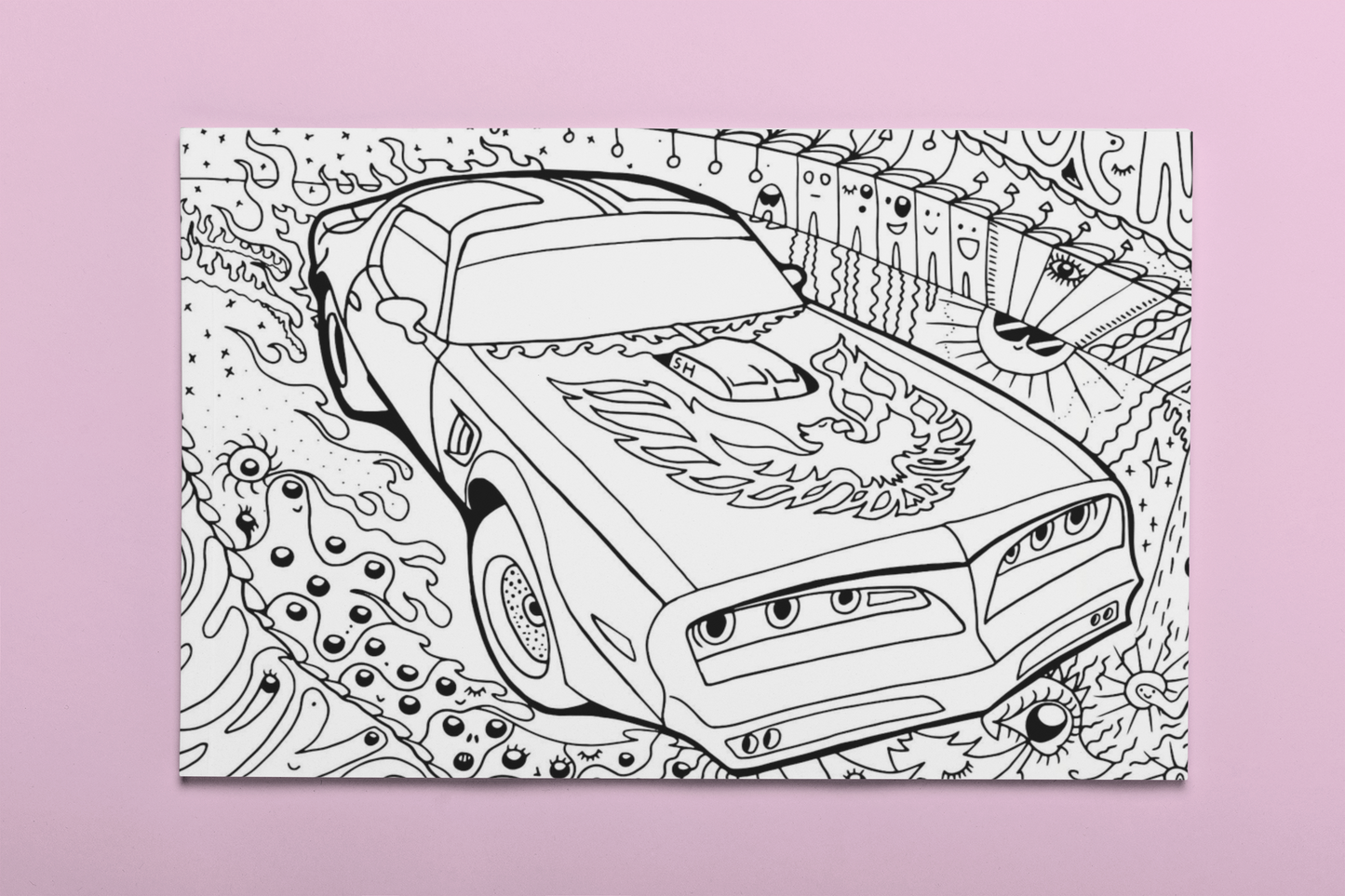 Muscle Car Coloring Book RPM SERIES with a Gift of 8555+ Coloring Designs