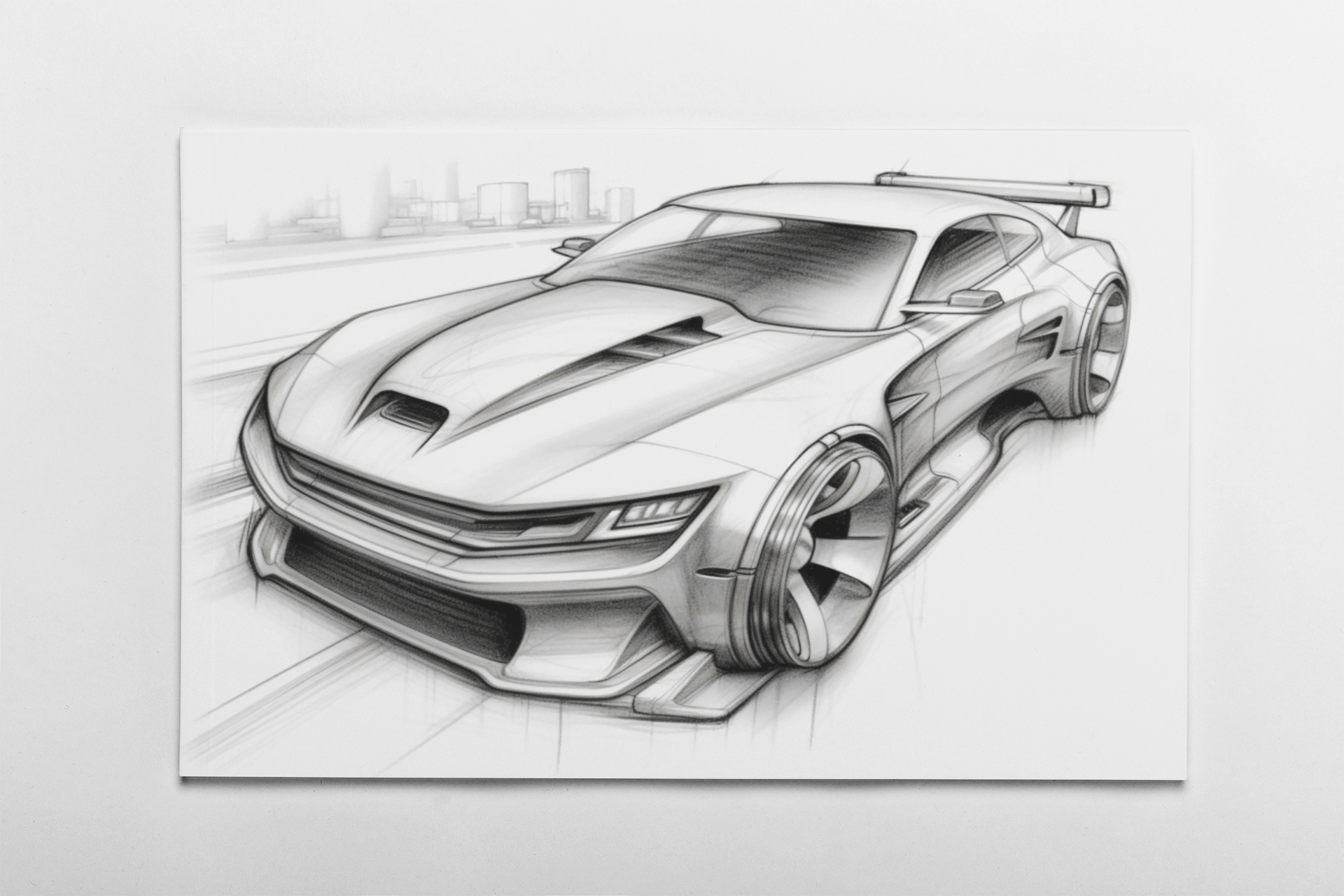 Futuristic Muscle Car Coloring Book RPM-3 with a Gift of 8555+ Coloring Designs - Gleznukalns Creative