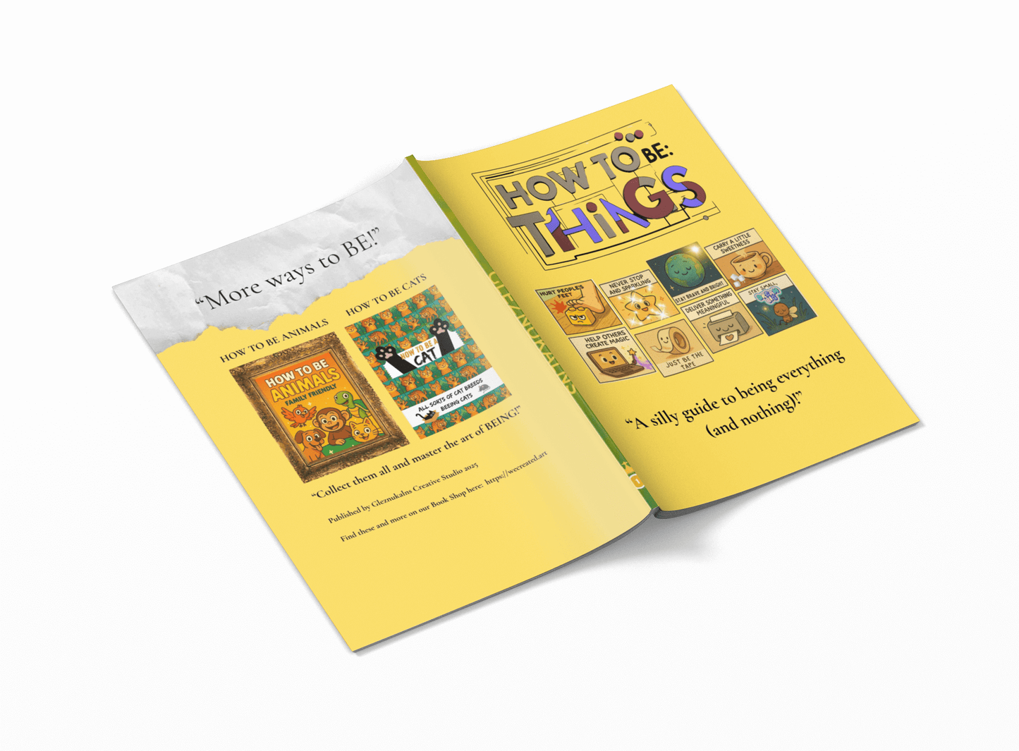 How to Be: Things — A Silly Cartoon Wisdom Book: Illustrated Inspiration & Creative Gift for Adults