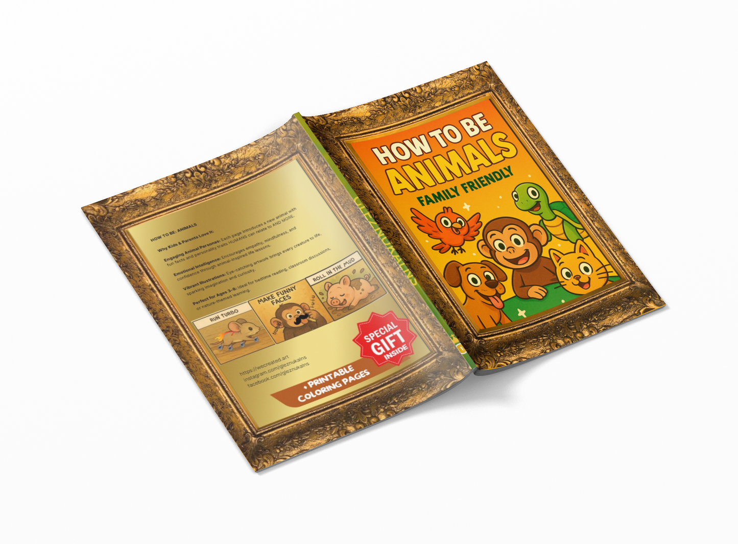 How To Animals: A Funny side of All Sorts of Animals Doing Animal Things. Family Friendly Picture Book